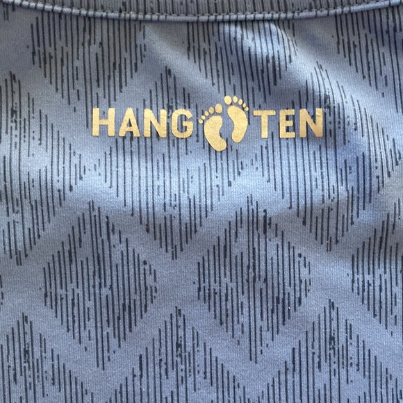 Hang Ten long sleeves rash guard Zippered Front top Quick drying breathable - Picture 7 of 8